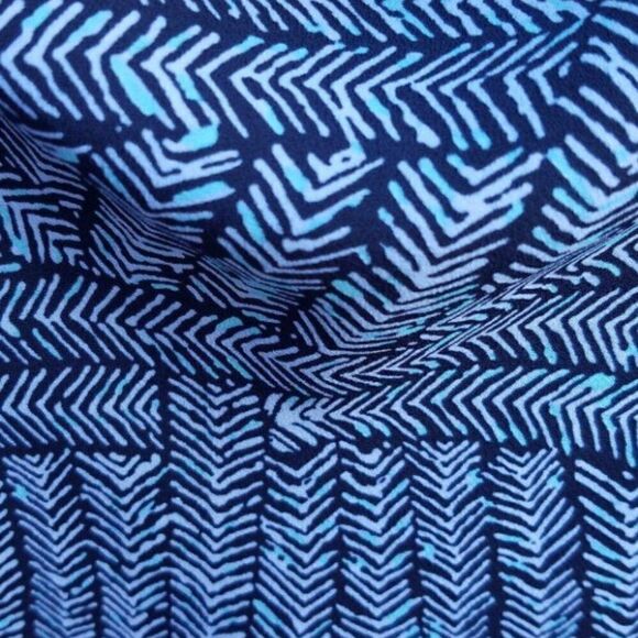 Villager Blue Sleeveless Drape Front Dress Size 14 - Picture 4 of 7